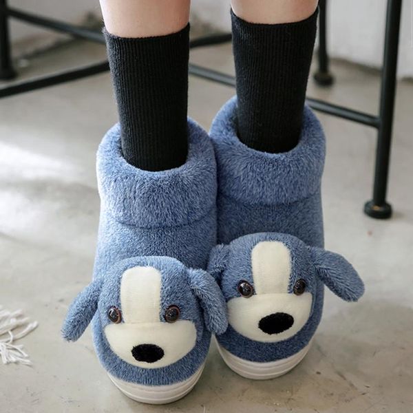 lovely warm dog slipper pink blue home floor soft animal female winter thermal shoe slippers, Black
lovely warm dog slipper pink blue home floor soft animal female winter thermal shoe slippers, Black