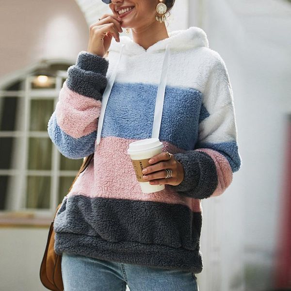 women's hoodies & sweatshirts autumn winter color patchwork hoodie women fashion plush thick hooded sweatshirt harajuku aesthetic cotto, Black
women's hoodies & sweatshirts autumn winter color patchwork hoodie women fashion plush thick hooded sweatshirt harajuku aesthetic cotto, Black