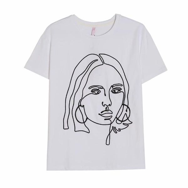 women's t-shirt cotton white cartoon short sleeve women harajuku round neck casual loose chic female
women's t-shirt cotton white cartoon short sleeve women harajuku round neck casual loose chic female