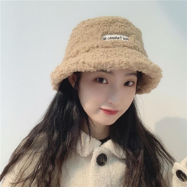 wide brim hats winter lambswool warm female cap thicken women bucket fishing letter embroidery japanese style panama lady bob, Blue;gray
wide brim hats winter lambswool warm female cap thicken women bucket fishing letter embroidery japanese style panama lady bob, Blue;gray