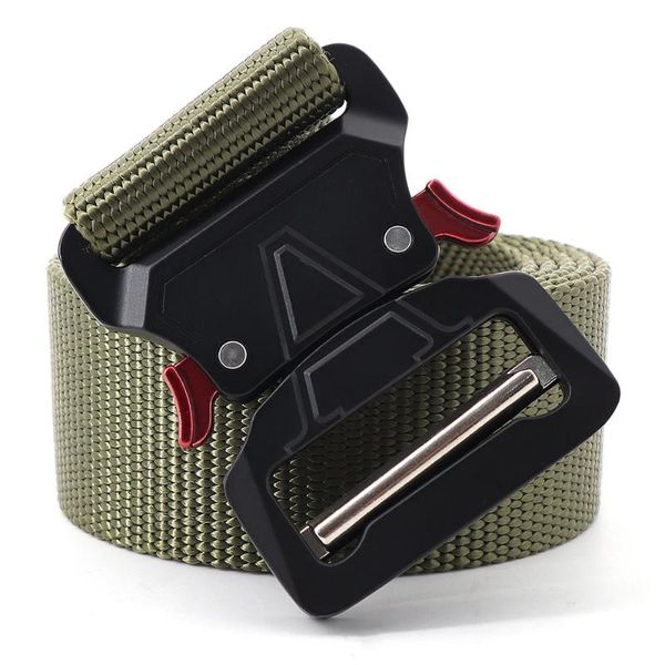 belts flying art outdoor canvas belt nylon alloy buckle tactical for men and women, Black;brown
belts flying art outdoor canvas belt nylon alloy buckle tactical for men and women, Black;brown