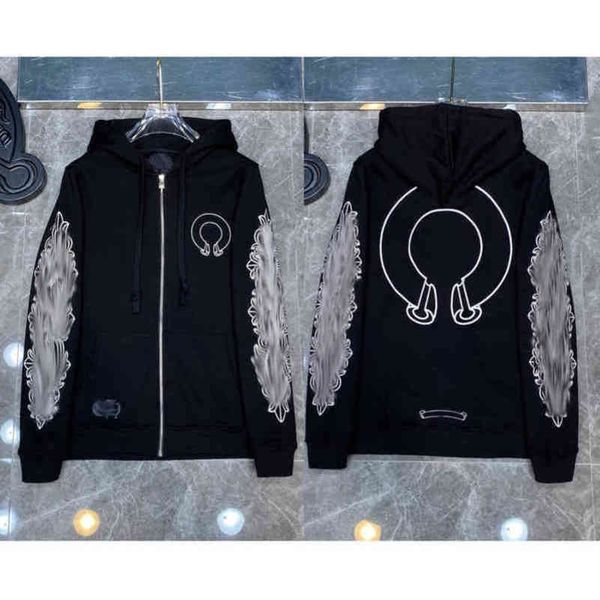 classic brand ch quality hoodie luxury zipper autumn winter sweatshirts designer fashion men sweater horseshoe phantom cross print hooded wo, Black
classic brand ch quality hoodie luxury zipper autumn winter sweatshirts designer fashion men sweater horseshoe phantom cross print hooded wo, Black