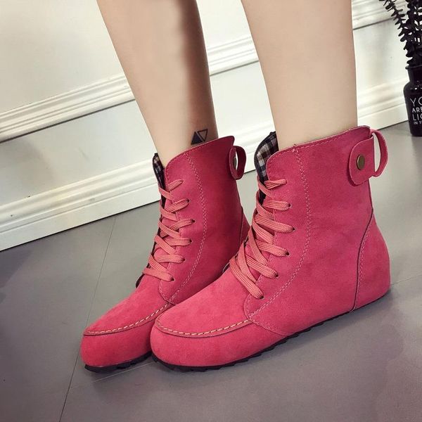 boots plus size 34-44 women's faux suede leather ankle autumn winter lace up short flat ladies shoes woman booties, Black
boots plus size 34-44 women's faux suede leather ankle autumn winter lace up short flat ladies shoes woman booties, Black