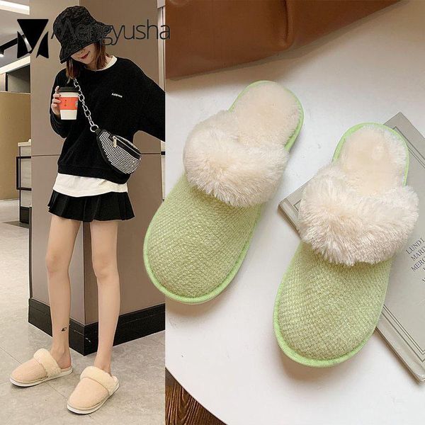 candy color furry mules women fur slippers winter plush pregnant shoes woman fleeces pantuflas warm cozy cover toe cotton slides, Black
candy color furry mules women fur slippers winter plush pregnant shoes woman fleeces pantuflas warm cozy cover toe cotton slides, Black