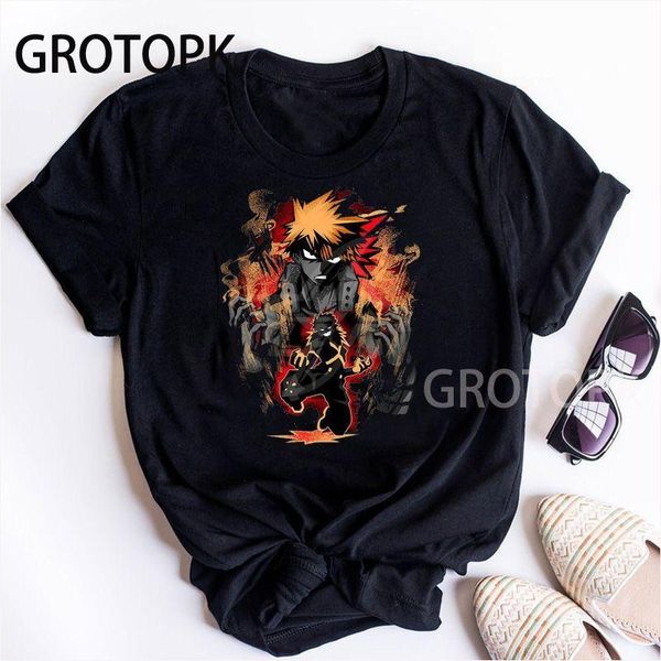 women's t-shirt my hero academia bakugou katsuki t shirts women print clothes gothic casual vintage harajuku o neck, White
women's t-shirt my hero academia bakugou katsuki t shirts women print clothes gothic casual vintage harajuku o neck, White