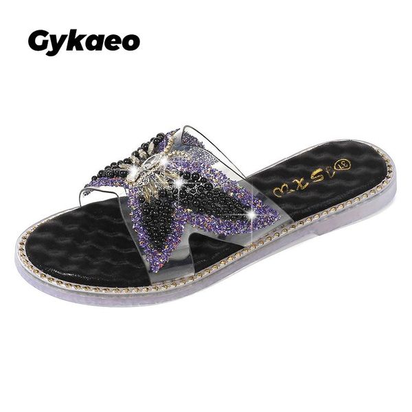 gykaeo summer women rhinestone butterfly shoes flat bottom slippers beach mules ladies slides party sandals zapatos de mujer, Black
gykaeo summer women rhinestone butterfly shoes flat bottom slippers beach mules ladies slides party sandals zapatos de mujer, Black