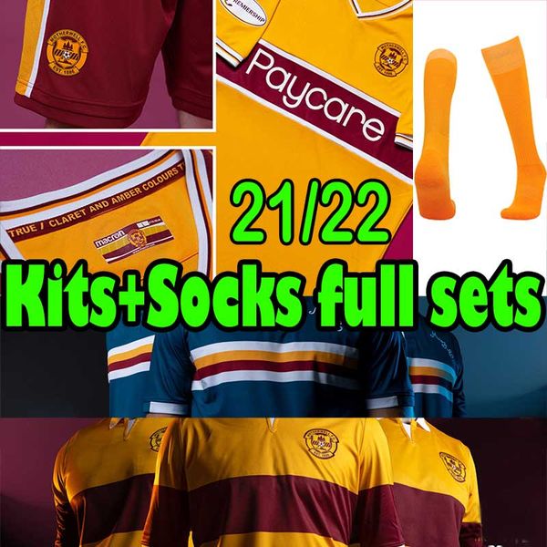 21/22 men kids kits+socks full sets motherwell soccer jerseys the steelmen watt donnell campbell long hara home orange football shirts, Black;yellow
21/22 men kids kits+socks full sets motherwell soccer jerseys the steelmen watt donnell campbell long hara home orange football shirts, Black;yellow
