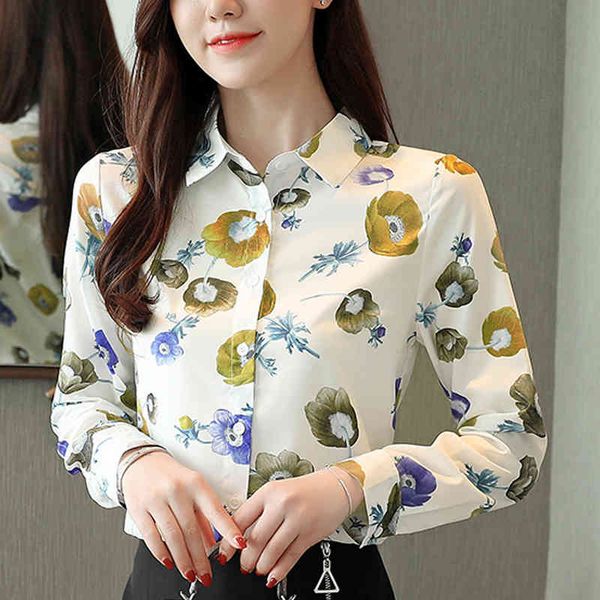 blusa fashion women blouse shirt korean autumn long sleeve flower print office feminine chiffon 800f 210420, White
blusa fashion women blouse shirt korean autumn long sleeve flower print office feminine chiffon 800f 210420, White
