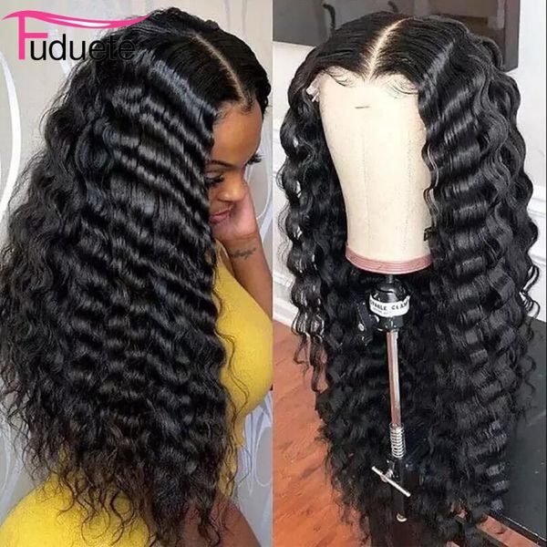 lace wigs fuduete deep wave wig 4x1 t part human hair water front 4x4 curly brazilian for women remy, Black;brown
lace wigs fuduete deep wave wig 4x1 t part human hair water front 4x4 curly brazilian for women remy, Black;brown