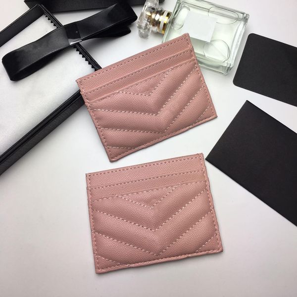 2021 new fashion card holders caviar woman mini wallet purse color genuine leather pebble texture luxury black wallet with box, Brown;gray
2021 new fashion card holders caviar woman mini wallet purse color genuine leather pebble texture luxury black wallet with box, Brown;gray