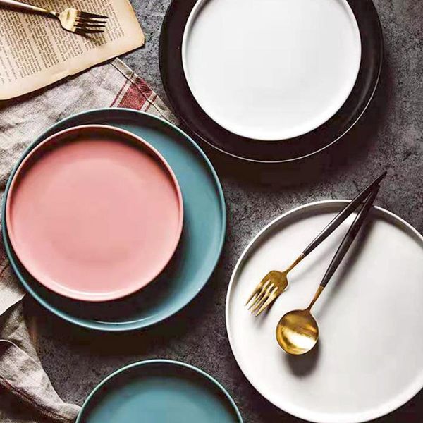 dishes & plates 1pcshooting pography tableware solid color ceramic simple creativity beef plate round dessert dish salad
dishes & plates 1pcshooting pography tableware solid color ceramic simple creativity beef plate round dessert dish salad