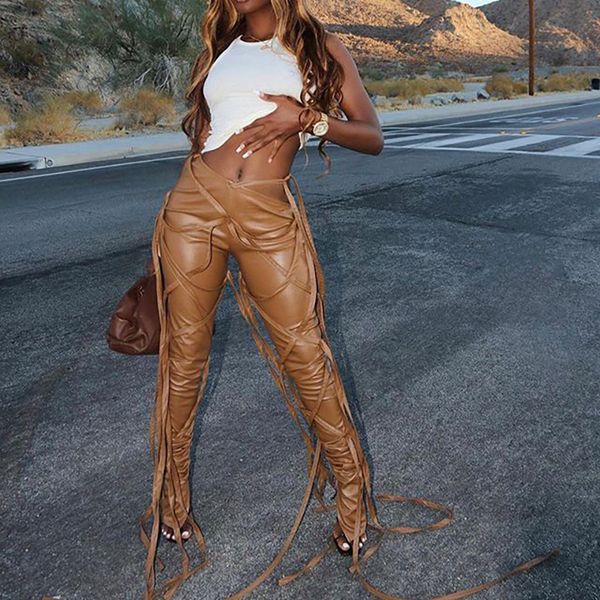 capri false leather straps solid flare women's 2021 aesthetic fashion streetwear side slit middle waist warm selling pants, Black;white
capri false leather straps solid flare women's 2021 aesthetic fashion streetwear side slit middle waist warm selling pants, Black;white