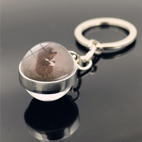 10pieces/lot cute hedgehog keychain pendant cabochon time jewel glass ball metal keychain animation cartoon keyring jewelry, Silver
10pieces/lot cute hedgehog keychain pendant cabochon time jewel glass ball metal keychain animation cartoon keyring jewelry, Silver