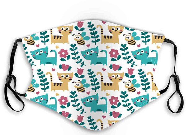washable children cotton mask cartoon dinosaur cat print windproof and anti-dust x402
washable children cotton mask cartoon dinosaur cat print windproof and anti-dust x402