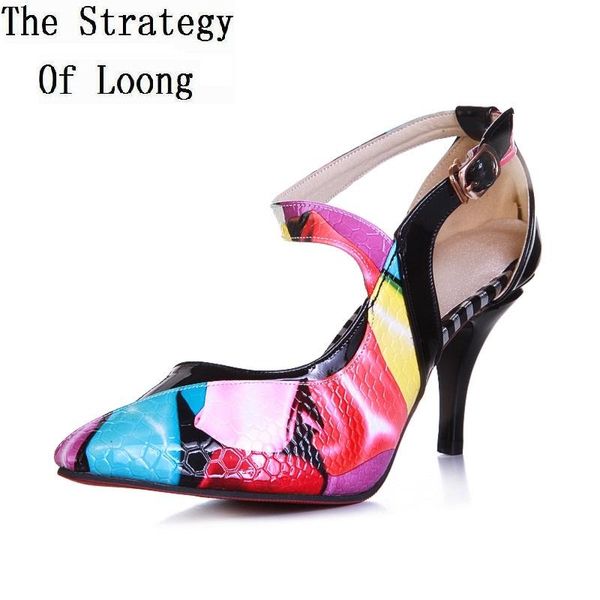 colored pointed toe ankle wrap buckle women sandals shoes fashion summer high heels plus size 34-44 sxq0803, Black
colored pointed toe ankle wrap buckle women sandals shoes fashion summer high heels plus size 34-44 sxq0803, Black