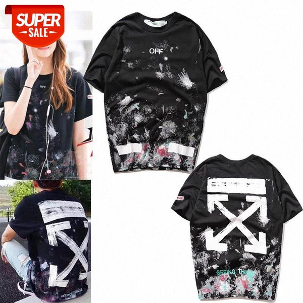 off summer ow european and american tide brand white youth slash stripe printing men women loose short-sleeved t-shirt #4w9i, White;black
off summer ow european and american tide brand white youth slash stripe printing men women loose short-sleeved t-shirt #4w9i, White;black