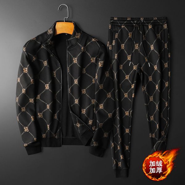 Tracksuits Sport Suit Fashion Classic Leisure Tencel Australian Plush Thickened Printing Zipper Design Men's in Autumn and Winter, Printed
Tracksuits Sport Suit Fashion Classic Leisure Tencel Australian Plush Thickened Printing Zipper Design Men's in Autumn and Winter, Printed