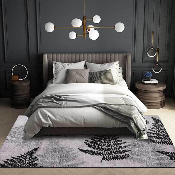 fashionable modern simple old black and white plant leaves living room bedroom bedside carpet floor mats carpets
fashionable modern simple old black and white plant leaves living room bedroom bedside carpet floor mats carpets