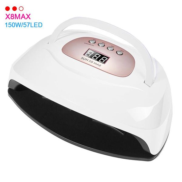 max uv lamp 150w led nail for manicure dryer 57pcs leds ice all curing gel polishing art tool dryers
max uv lamp 150w led nail for manicure dryer 57pcs leds ice all curing gel polishing art tool dryers