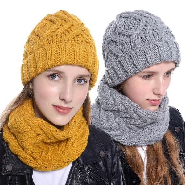 cycling caps & masks 2021 fashion women soft warm thick cable knitted hat scarf winter set two-piece wool collar suit, Black
cycling caps & masks 2021 fashion women soft warm thick cable knitted hat scarf winter set two-piece wool collar suit, Black