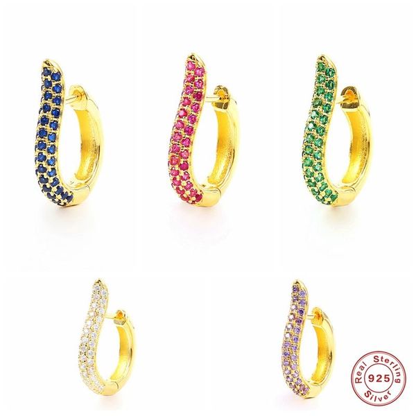 hoop & huggie canner single zircon earrings for women 100% real 925 sterling silver ear creative irregular pendientes, Golden;silver
hoop & huggie canner single zircon earrings for women 100% real 925 sterling silver ear creative irregular pendientes, Golden;silver