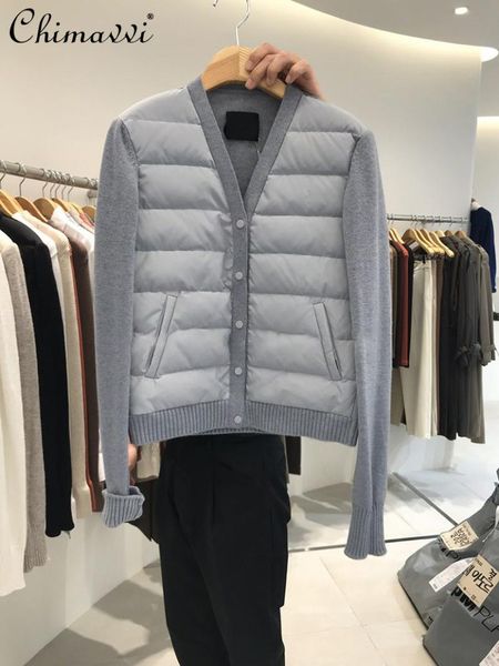 women's jackets ladies coats winter 2021 autumn v neck stitching warm korean fashion jacket female long sleeve quilted ropa de mujer, Black;brown
women's jackets ladies coats winter 2021 autumn v neck stitching warm korean fashion jacket female long sleeve quilted ropa de mujer, Black;brown