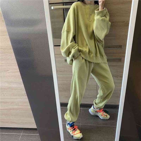 women's two piece pants autumn women cotton sweatshirt suit oversized sets female o neck loose + long suits short harajuku no sswf, White
women's two piece pants autumn women cotton sweatshirt suit oversized sets female o neck loose + long suits short harajuku no sswf, White
