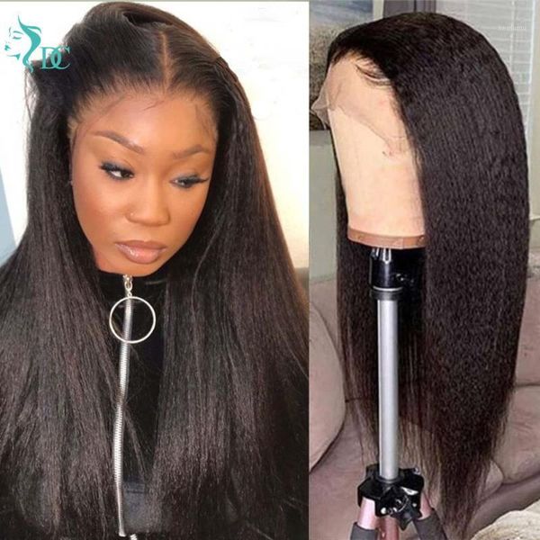 kinky straight wig 13x1 lace front human hair pre plucked with baby 4x4 closure yaki1, Black;brown
kinky straight wig 13x1 lace front human hair pre plucked with baby 4x4 closure yaki1, Black;brown