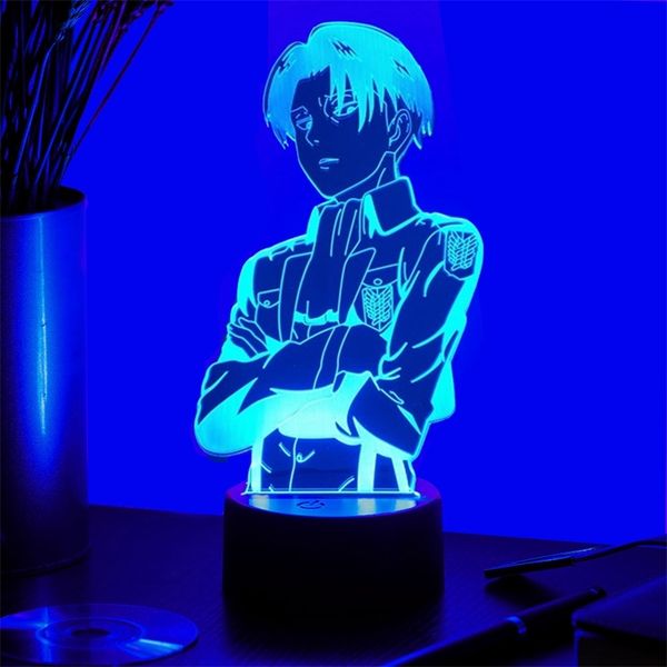 acrylic table lamp 3d s anime attack on titan for home decor kid child gift captain levi ackerman figure night light
acrylic table lamp 3d s anime attack on titan for home decor kid child gift captain levi ackerman figure night light