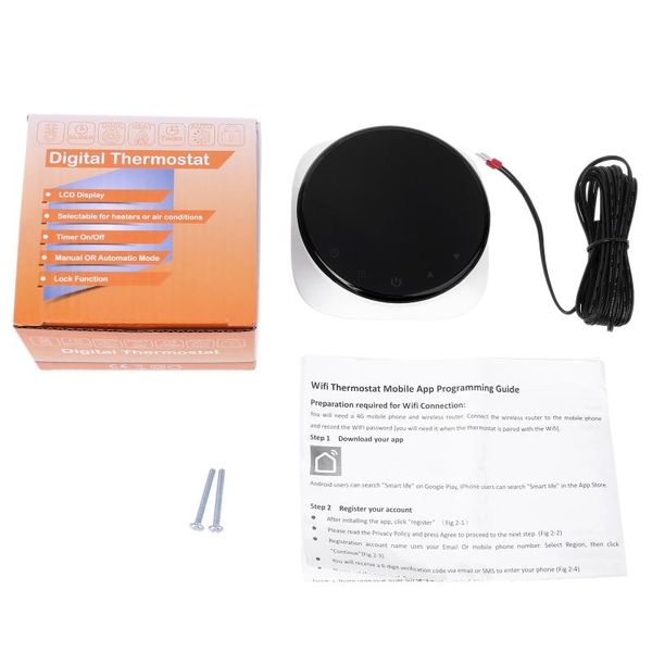 smart home control wifi hoom thermostat electric floor heating room programmable temperature controller tuya alexa google-assistant voice re
smart home control wifi hoom thermostat electric floor heating room programmable temperature controller tuya alexa google-assistant voice re