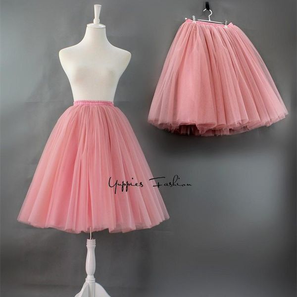 skirts 7 layer 60cm fashion tulle skirt pleated tutu womens lolita petticoat bridesmaids vintage midi jupe saias faldas, Black
skirts 7 layer 60cm fashion tulle skirt pleated tutu womens lolita petticoat bridesmaids vintage midi jupe saias faldas, Black