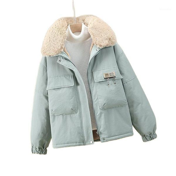 women's down & parkas women autumn winter short wide lapel fur liner windproof coat puffer jacket cotton padded warm outwear, Black
women's down & parkas women autumn winter short wide lapel fur liner windproof coat puffer jacket cotton padded warm outwear, Black