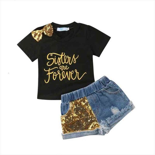 fashion 2pcs toddler kids baby girl short sleeve t shirt denim shorts pants outfit casual clothes set, White
fashion 2pcs toddler kids baby girl short sleeve t shirt denim shorts pants outfit casual clothes set, White
