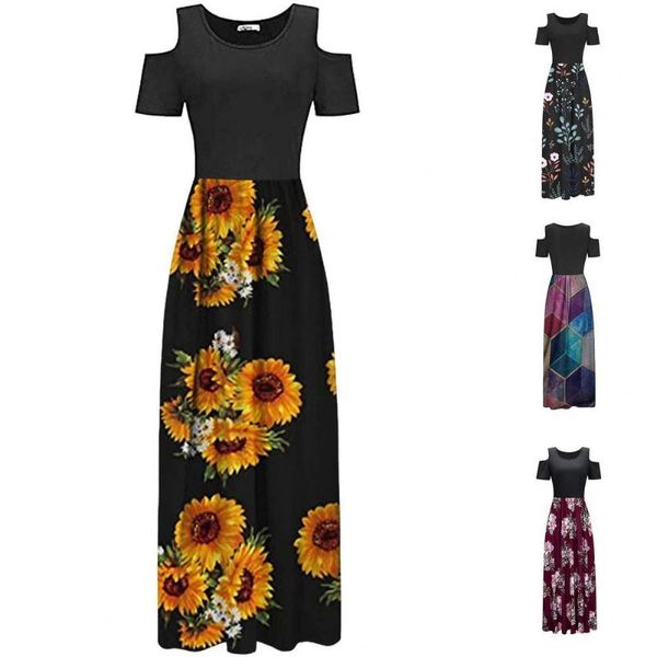 casual dresses summer dress geometric print slim women round neck short sleeve for banquet, Black;gray
casual dresses summer dress geometric print slim women round neck short sleeve for banquet, Black;gray