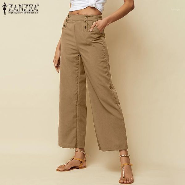 women's pants & capris women spring trousers fashion button wide leg casual high elastic wasit long pantalon palazzo plus size turnip 5, Black;white
women's pants & capris women spring trousers fashion button wide leg casual high elastic wasit long pantalon palazzo plus size turnip 5, Black;white