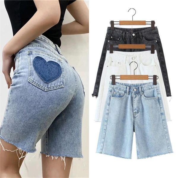 women's shorts fashion love patch pocket high waist slimming jeans women summer knee short female casual simple tassel slim frayed, White;black
women's shorts fashion love patch pocket high waist slimming jeans women summer knee short female casual simple tassel slim frayed, White;black