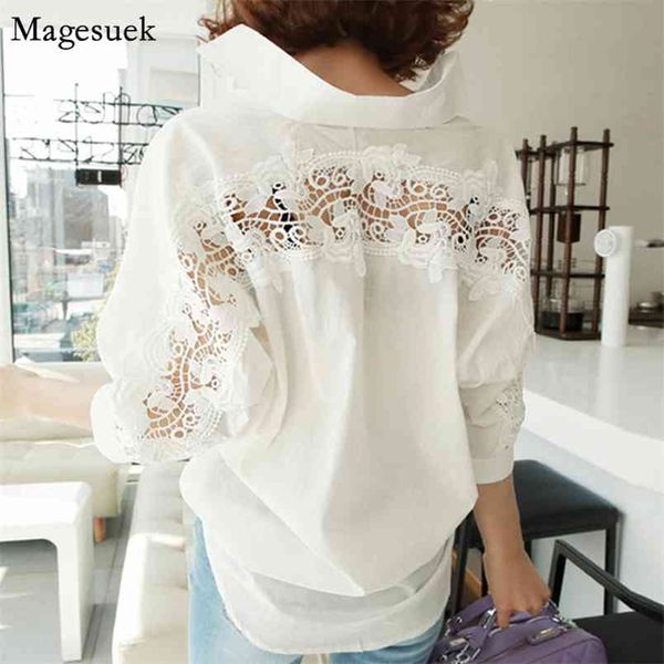 plus size loose women shirts blouses vintage crochet cotton white blouse female hollow out office casual shirt blusas 1310 210512
plus size loose women shirts blouses vintage crochet cotton white blouse female hollow out office casual shirt blusas 1310 210512