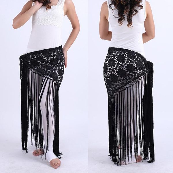 stage wear e15e women belly dance hollow out crochet hip scarf long fringe tassels triangle shawl waist belt beach wrap skirt cover, Black;red
stage wear e15e women belly dance hollow out crochet hip scarf long fringe tassels triangle shawl waist belt beach wrap skirt cover, Black;red
