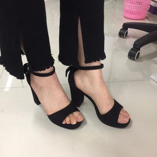 women sandals heels summer black green ankle strap platform shoes thick high heel 8cm
women sandals heels summer black green ankle strap platform shoes thick high heel 8cm