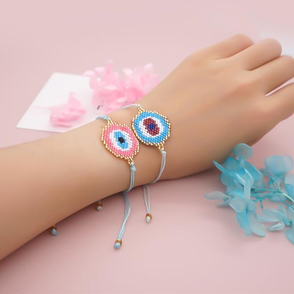 charm bracelets go2boho 2021 evil eye miyuki bracelet greek couple pulsera for friends handmade beaded jewelry wholesale women's, Golden;silver
charm bracelets go2boho 2021 evil eye miyuki bracelet greek couple pulsera for friends handmade beaded jewelry wholesale women's, Golden;silver