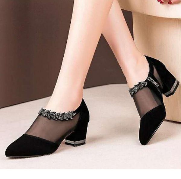 boots mid heel soft mesh shoes woman booties autumn light chaussures femme zapatos mujer sapato clesr shoe women ankle k02351, Black
boots mid heel soft mesh shoes woman booties autumn light chaussures femme zapatos mujer sapato clesr shoe women ankle k02351, Black