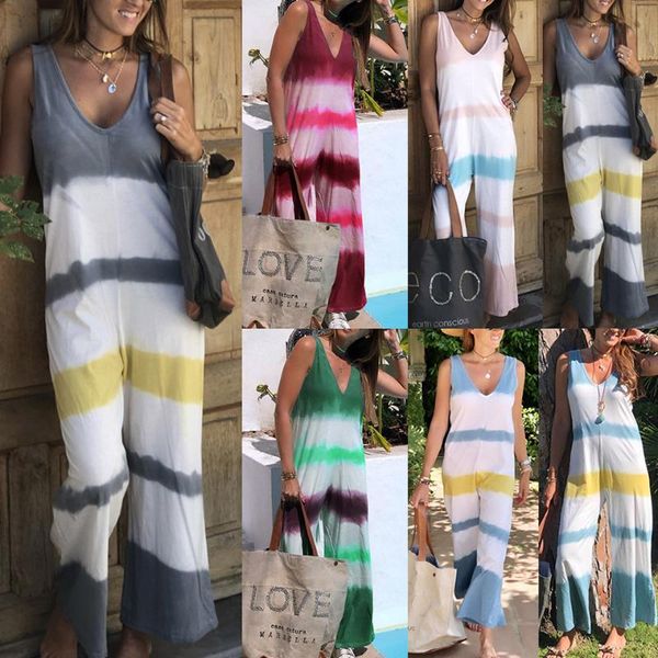 women's jumpsuits & rompers gradient color jumpsuit women holiday casual tie dye beach style harajuku sleeveless deep v neck plunge, Black;white
women's jumpsuits & rompers gradient color jumpsuit women holiday casual tie dye beach style harajuku sleeveless deep v neck plunge, Black;white