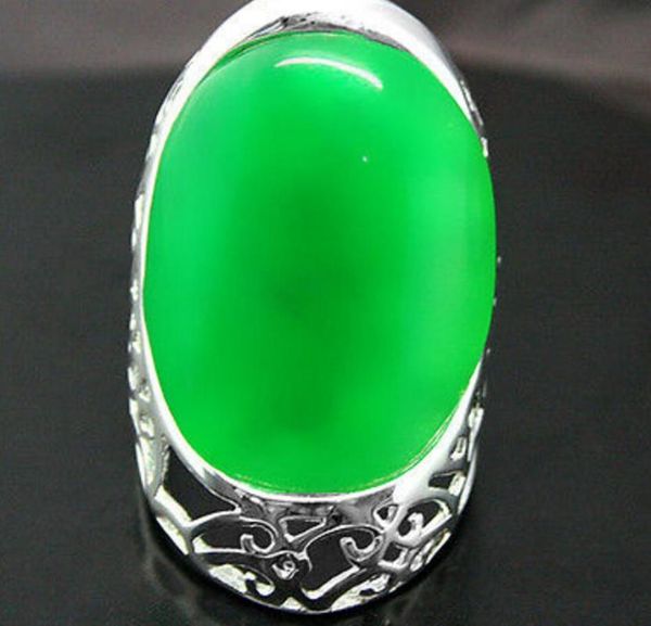 cluster rings 27x33mm genuine solid 925 sterling silver green natural jade ring size 7/8/9/10, Golden;silver
cluster rings 27x33mm genuine solid 925 sterling silver green natural jade ring size 7/8/9/10, Golden;silver