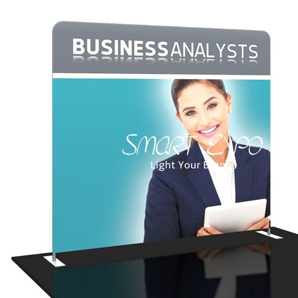 custom advertising display 8ft flat & lightweight tension fabric trade show backwall (frame + graphic)
custom advertising display 8ft flat & lightweight tension fabric trade show backwall (frame + graphic)