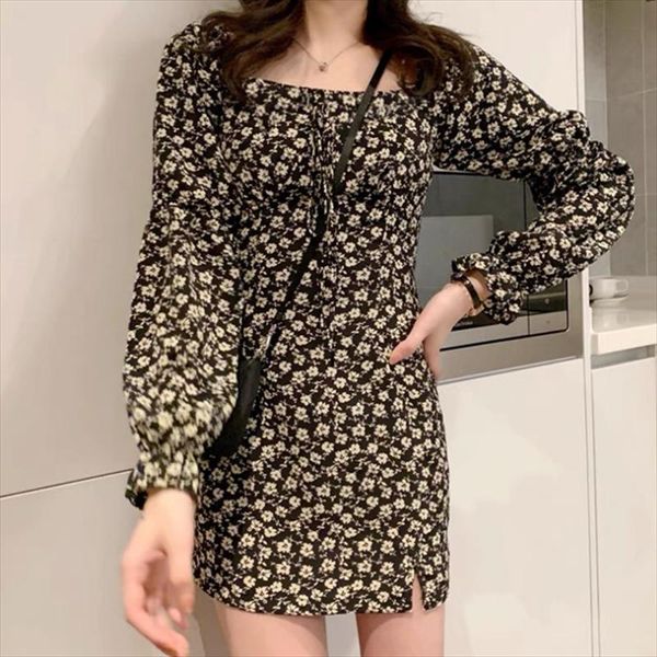 casual dresses 2021 retro square neck floral dress black slim long dleeve dhort dkirt vestidos elegantes para mujer, Black;gray
casual dresses 2021 retro square neck floral dress black slim long dleeve dhort dkirt vestidos elegantes para mujer, Black;gray