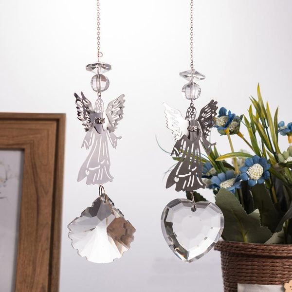 decorative objects & figurines modern rainbow crystal angel chakra sun catcher car charm pendant rear view mirror hanging decoration with ta
decorative objects & figurines modern rainbow crystal angel chakra sun catcher car charm pendant rear view mirror hanging decoration with ta