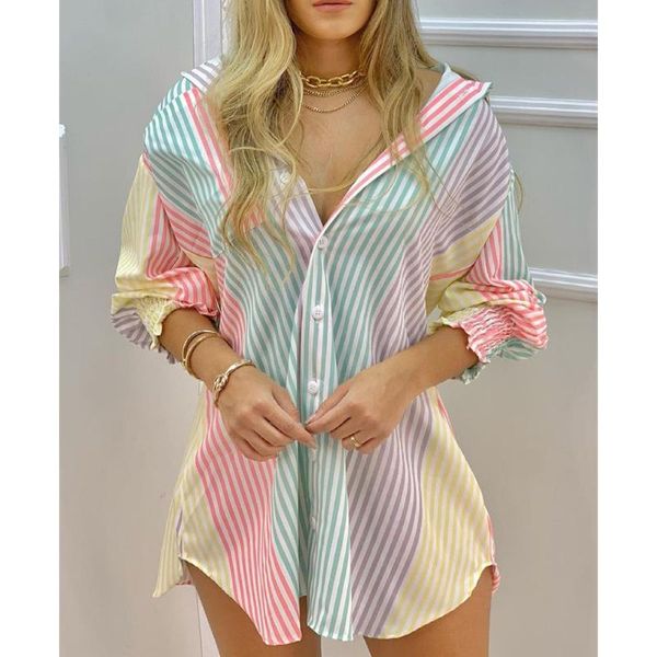 casual dresses summer fashion women print color striped button front shirt dress ladies vacation beach streetwear, Black;gray
casual dresses summer fashion women print color striped button front shirt dress ladies vacation beach streetwear, Black;gray