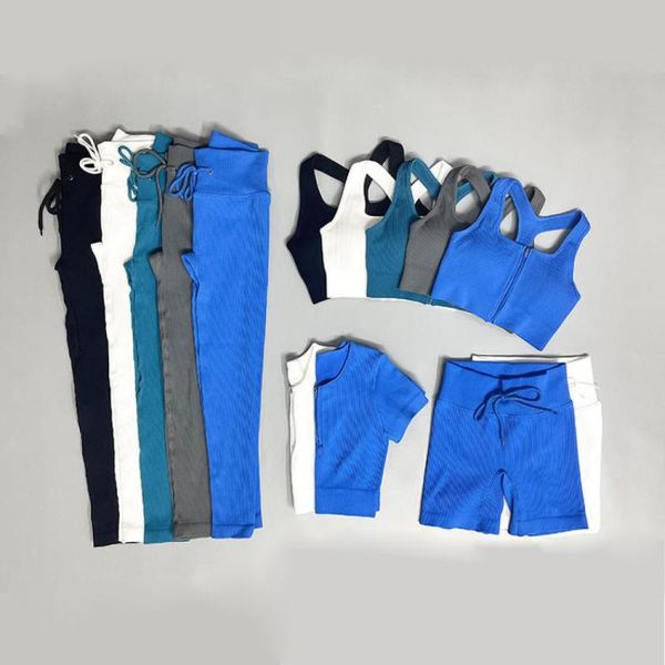 yoga outfit set gym clothing workout sportswear high waist seamless leggings long pants short push up sports bra crop top
yoga outfit set gym clothing workout sportswear high waist seamless leggings long pants short push up sports bra crop top