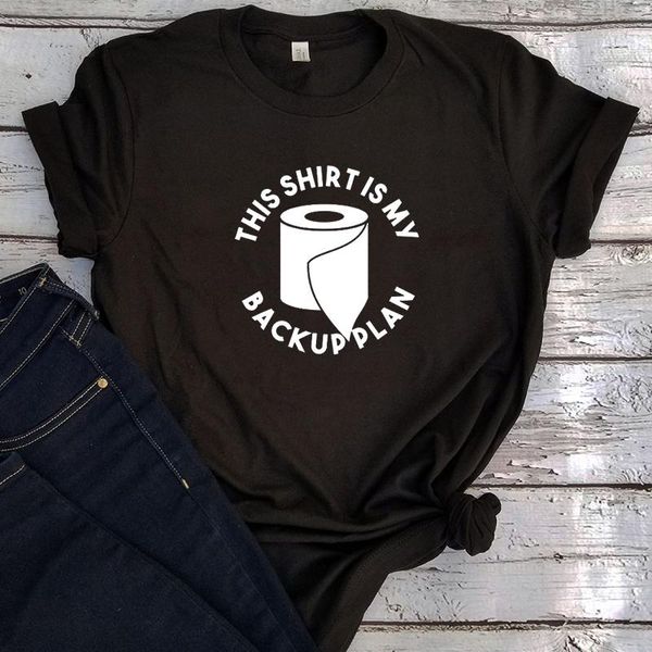 women's t-shirt toilet paper shortage t shirt plus size women this is my backup plan tee aesthetic 90s woman letter casual harajuku, White
women's t-shirt toilet paper shortage t shirt plus size women this is my backup plan tee aesthetic 90s woman letter casual harajuku, White