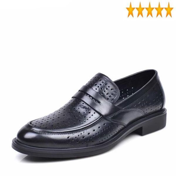 dress shoes leather genuine slip on loafers business casual hollow out breathable 2021 summer shoe cowhide mens derby, Black
dress shoes leather genuine slip on loafers business casual hollow out breathable 2021 summer shoe cowhide mens derby, Black